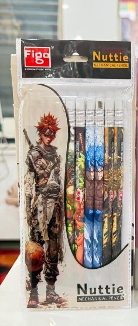figo Nuttie Mechanical Pencils with Anime Character Pencil-picture-13