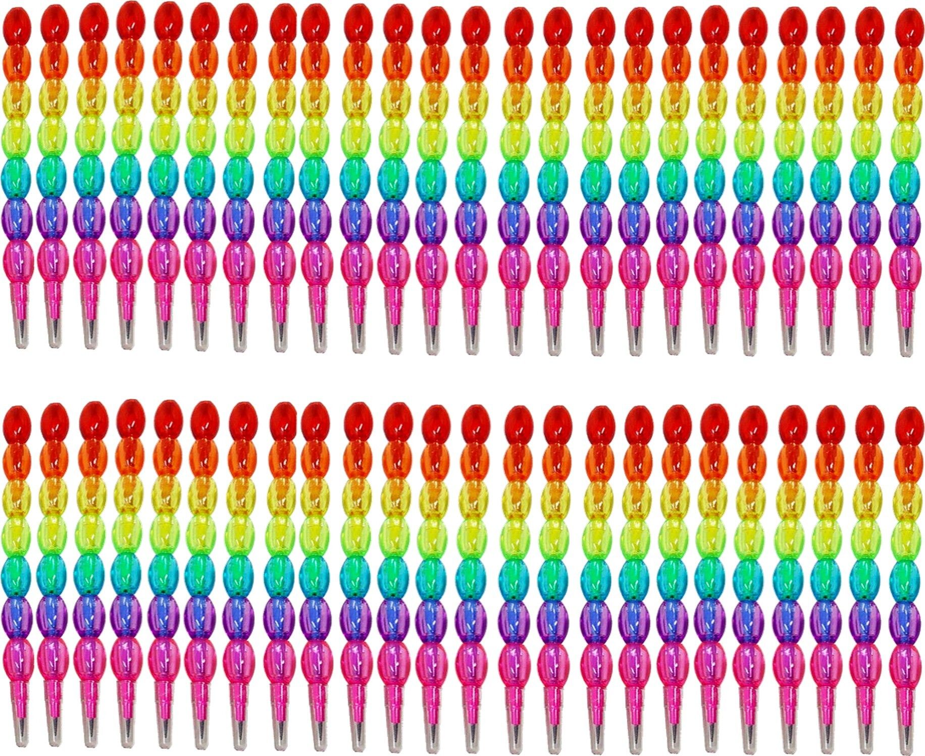 shubhkraft Birthday Return Gift In Bulk | Non Sharpening Stacking Pencils For Kids (48 Pcs) Pencil-picture-10