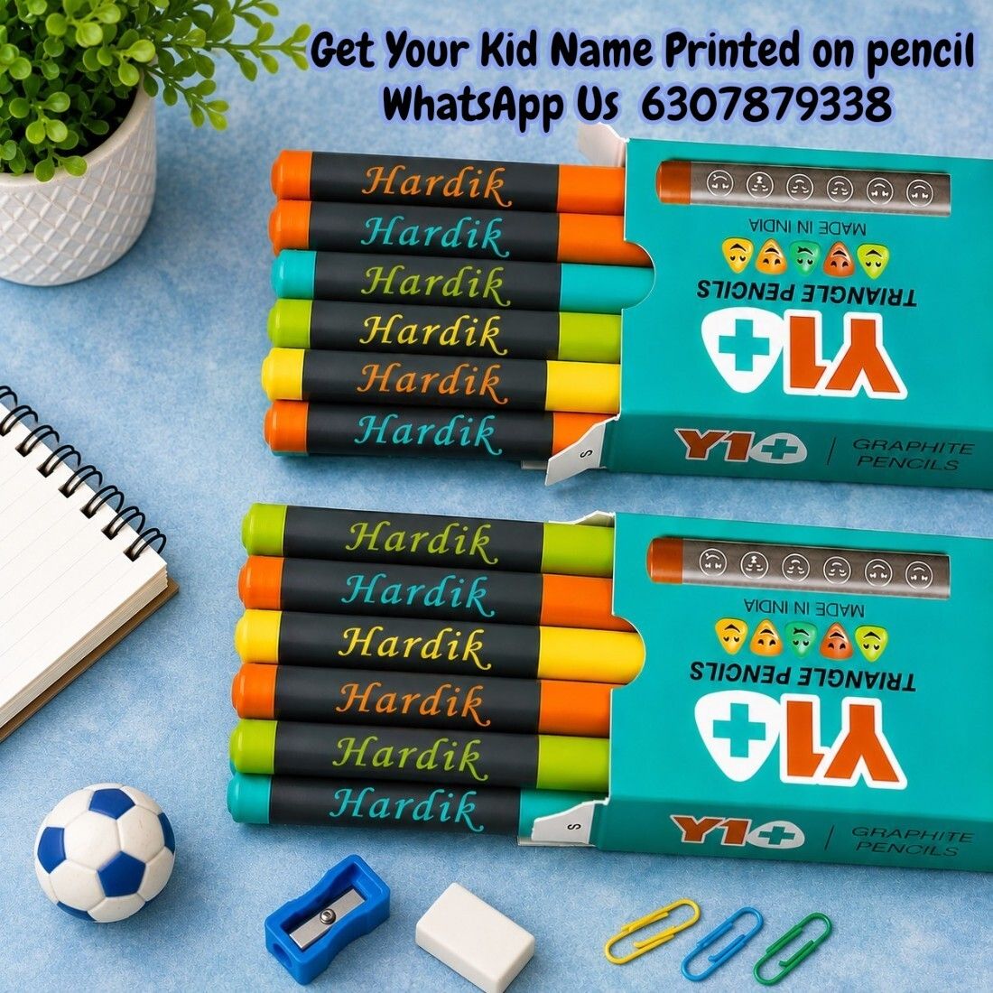 navya arts Pencil with Name for Kids School Stationery Set Pencil-picture-43