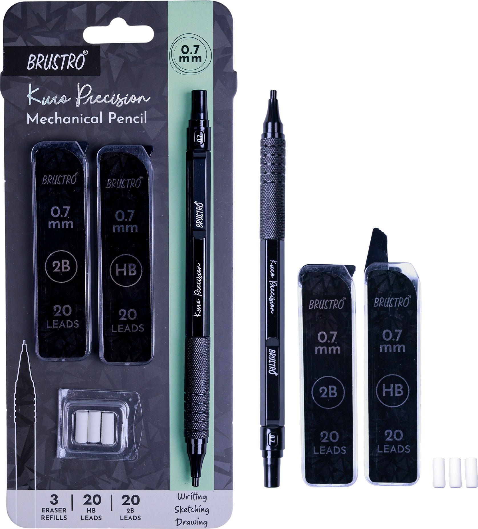Kuro Precision Mechanical Pencil|Tip Size-0.7mm Pencil-image-33