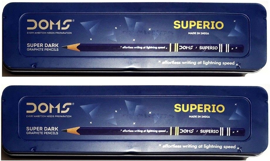 Superio Non-Toxic Super Dark Graphite Pencils | Tumbler Pack (22 PCS) Pencil-image-21