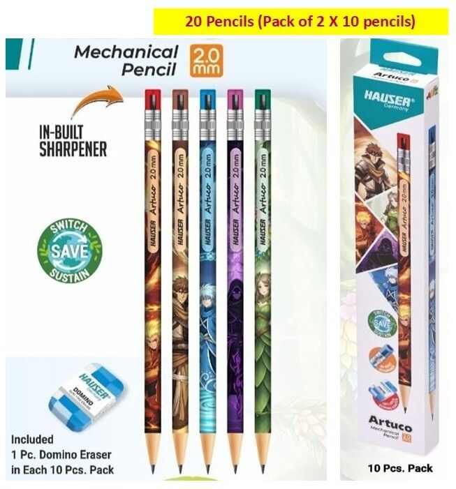 hauser ARTUCO 2.0mm MECHANICAL PENCIL | ANIME CHARACTERS | PACK OF 20 | Pencil-picture-22