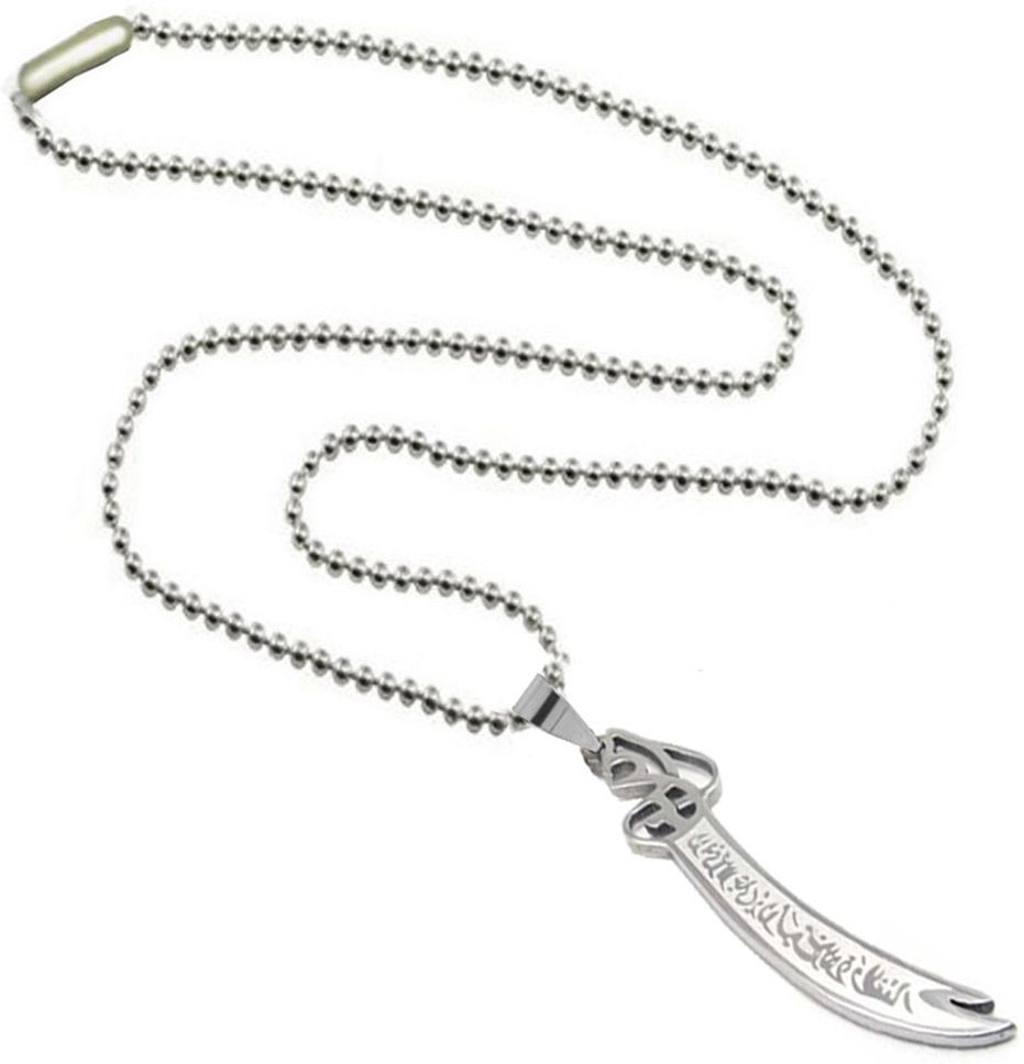 shiv jagdamba Rhodium Stainless Steel Pendant-picture-17