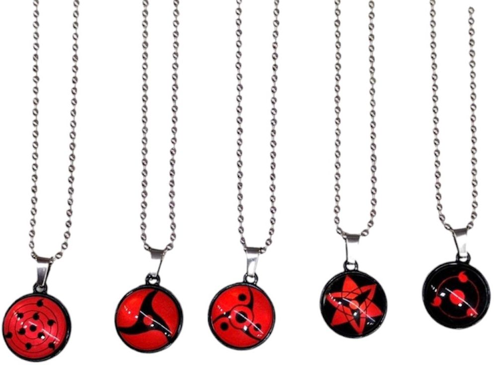 Anime MinI Neckpiece Alloy, Silver Locket Set