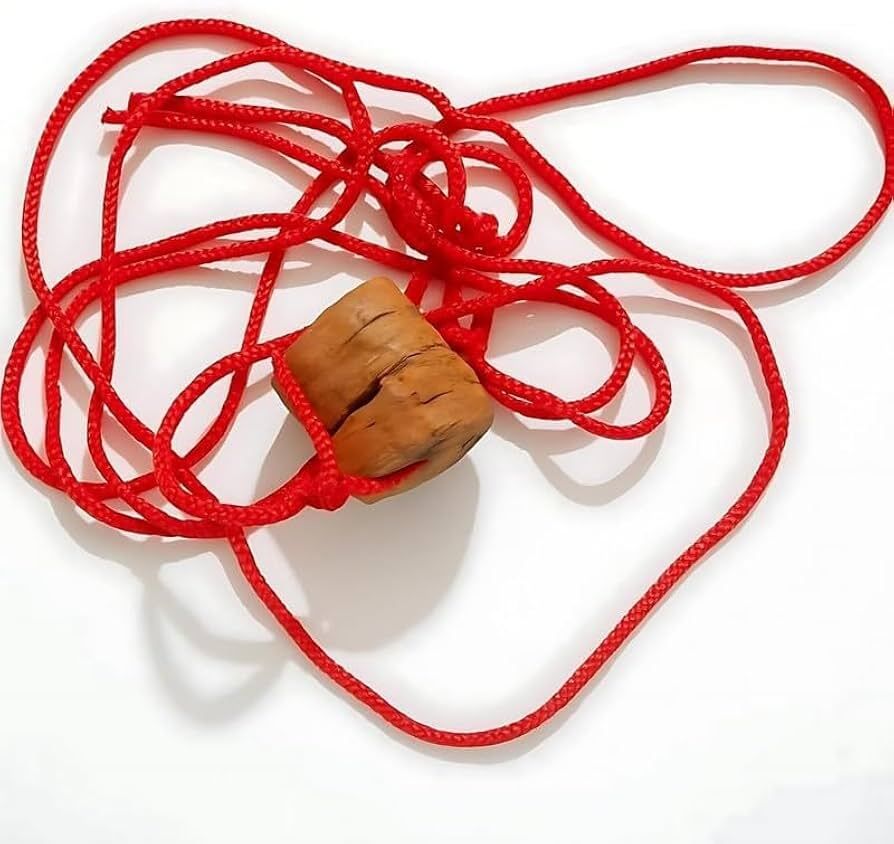 Amrit Mala Cervical Thread (Dhaga) Wood Pendant-image-22