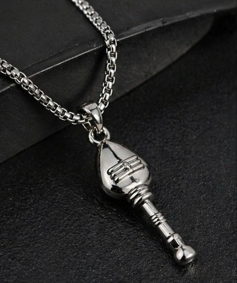 elanora jewels Silver Finish Murugan Vel Pendant Necklace for Men & Women Spiritual Tamil Silver Alloy Locket-picture-15