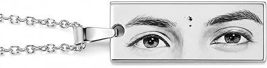 Gift Kaisa De - Customized Engraved Eye Pendant, Silver, Personalized, Stainless Steel Pendant-image-19