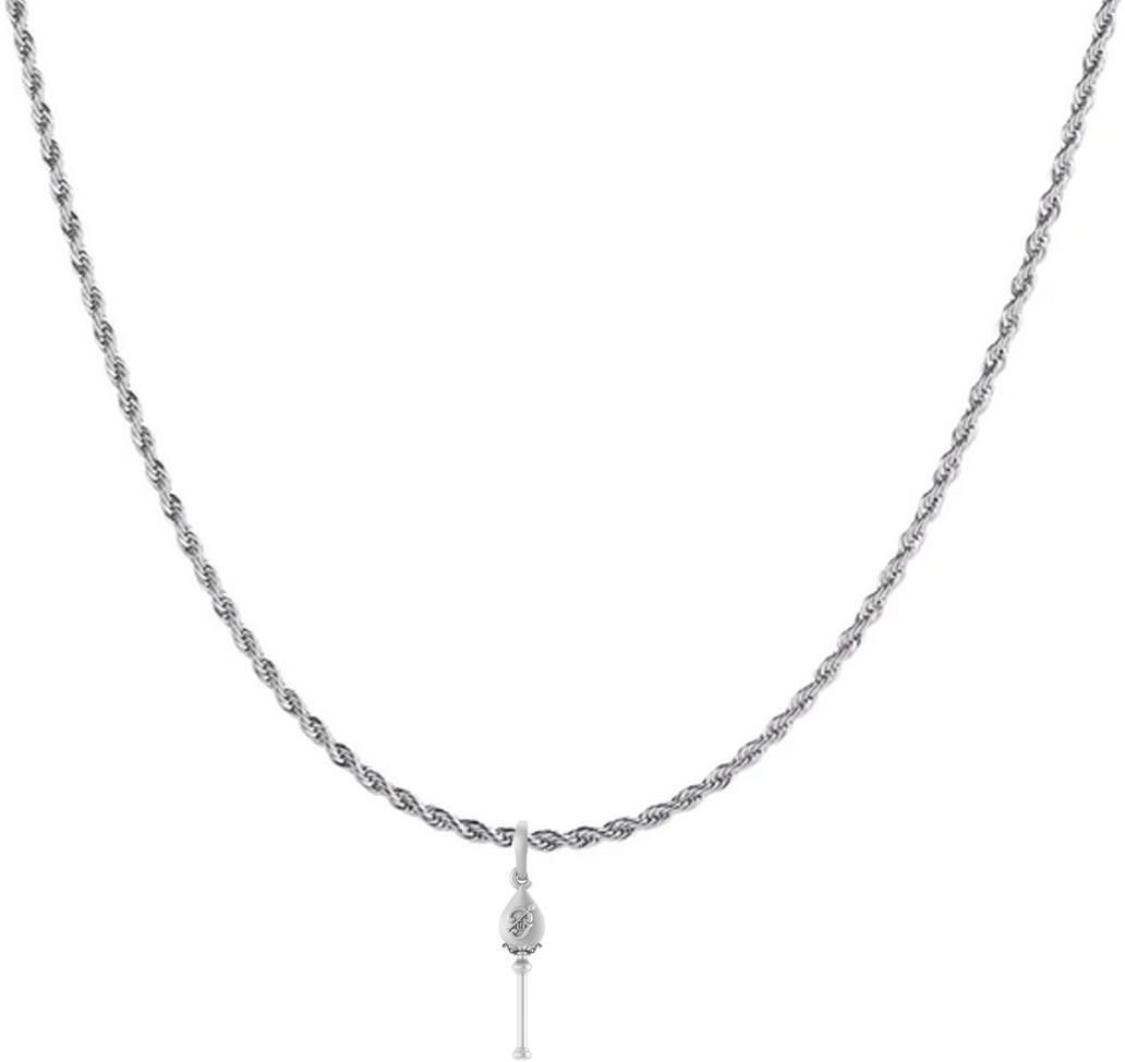 akshat sapphire God Kartikeya Pure Sterling Silver 92.5% Purity (Rope Chain Pendant 22 inches) Sterling Silver Pendant-picture-34