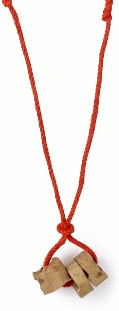 Amrit Mala Dhaga Cervical Thread | Migraine and Neck Pain Relief Wood Pendant-image-23