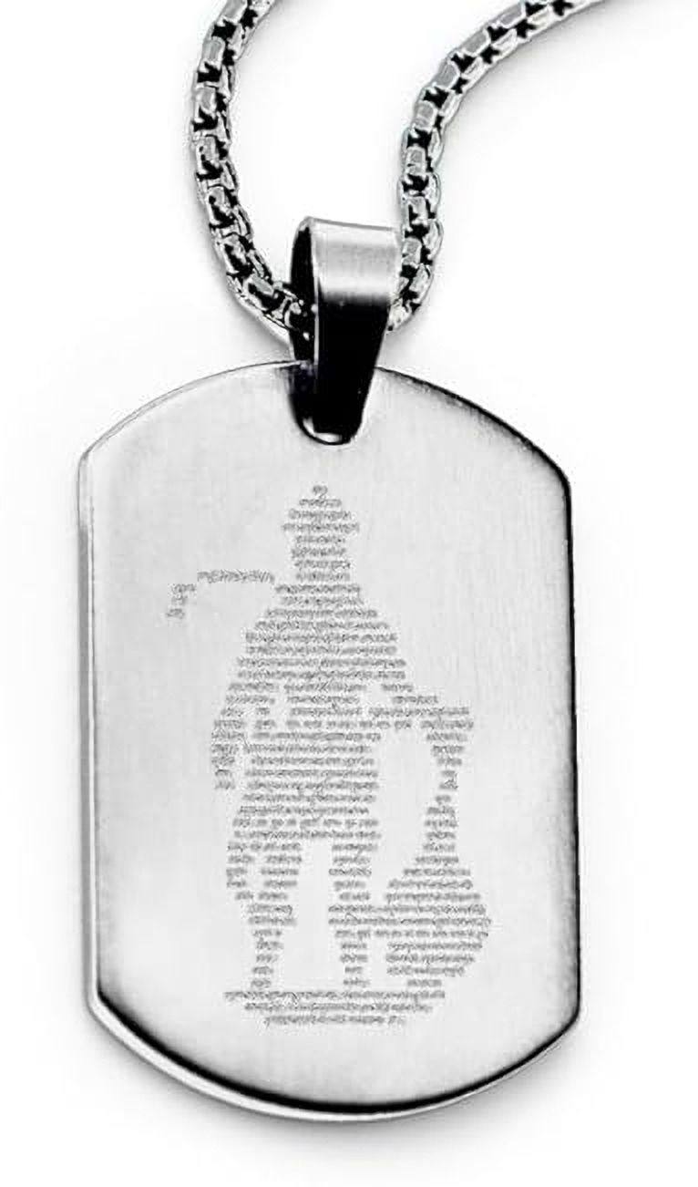 makbrite Hanuman Chalisa Pendant Locket Spiritual Amulet for Protection,Strength & Energy Alloy, Stainless Steel Pendant Set-picture-13