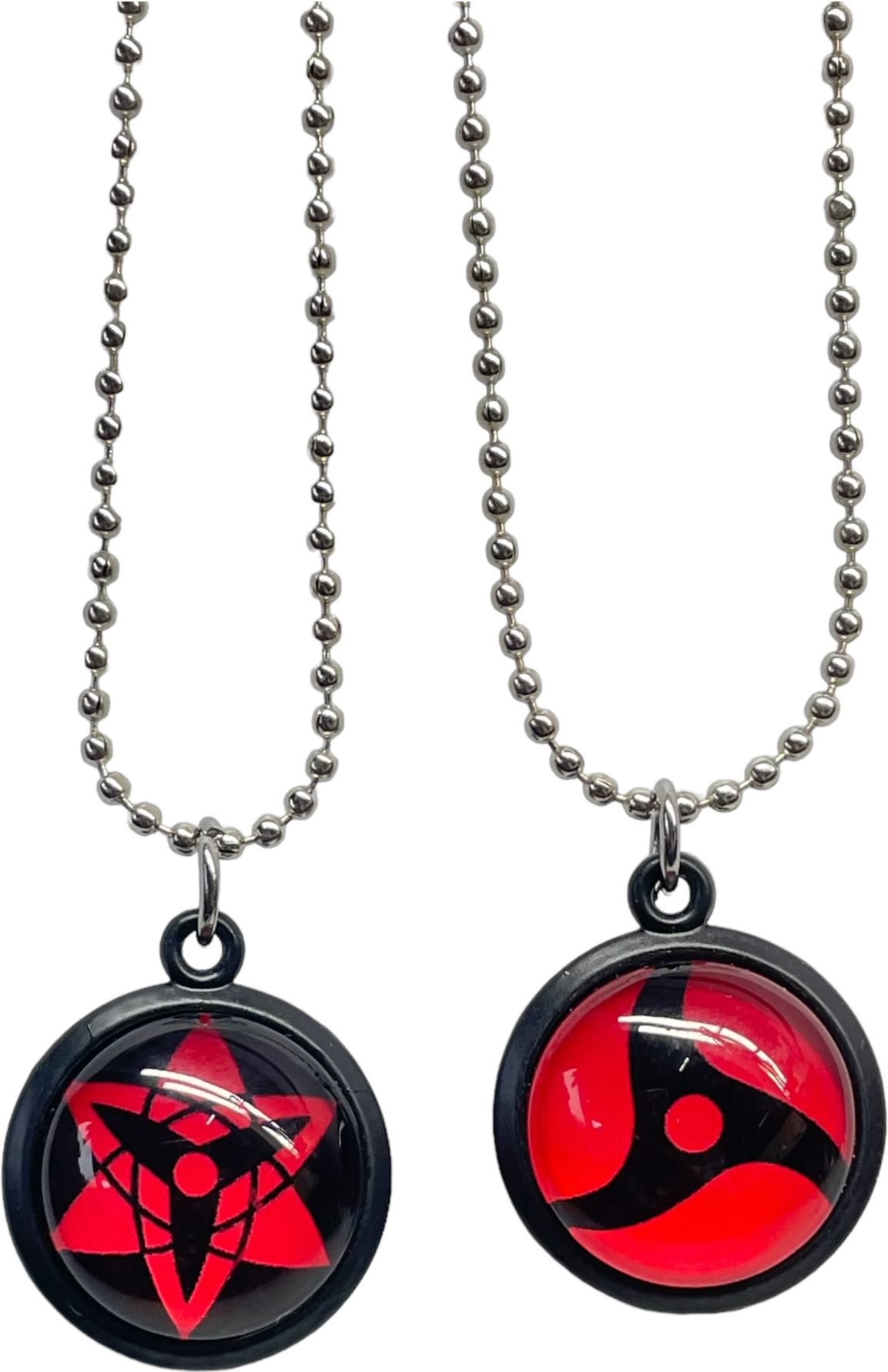 Anime Naruto Necklace Logo Luminous Pendant Chain Steel Locket-image-32