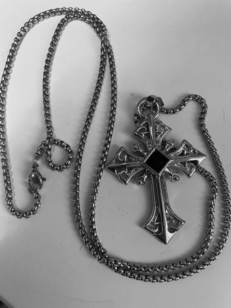 Silver Crystal Stainless Steel, Steel, Alloy, Crystal Pendant-image-45