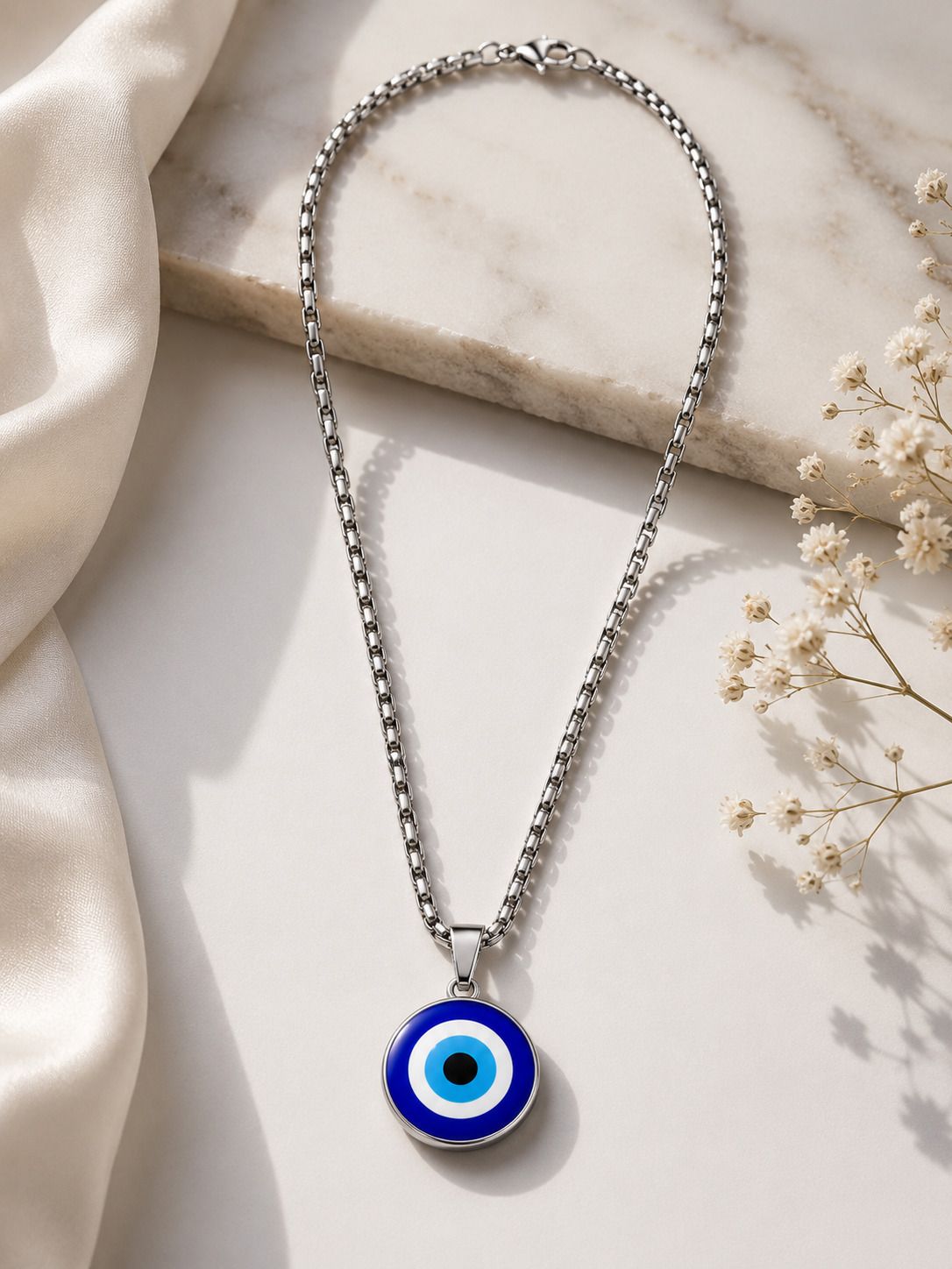 Good Luck Nazar Necklace Alloy Pendant-image-41