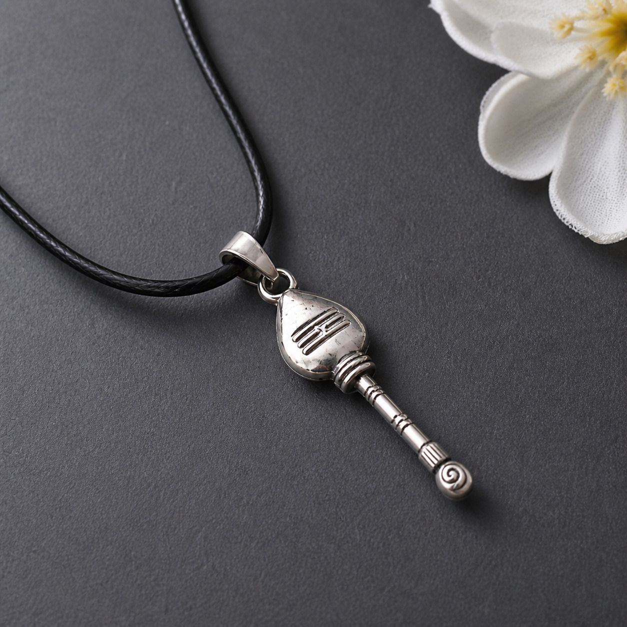 elanora jewels Sterling Silver Alloy, Silk Dori Pendant-picture-3