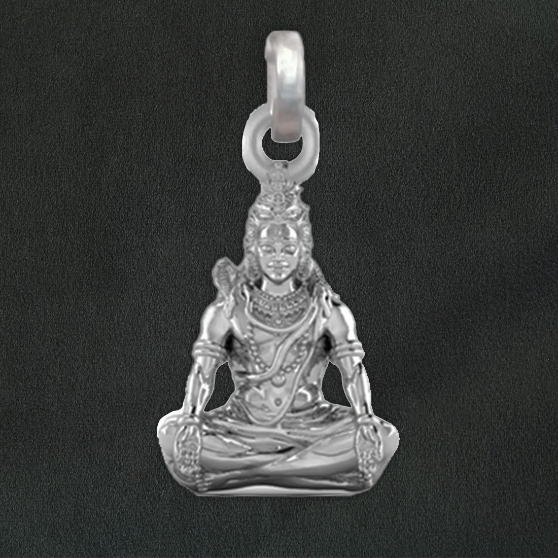 akshat sapphire 92.5% Pure Sterling Silver God Shiva Pendant For Kids & Woman Sterling Silver Pendant-picture-27