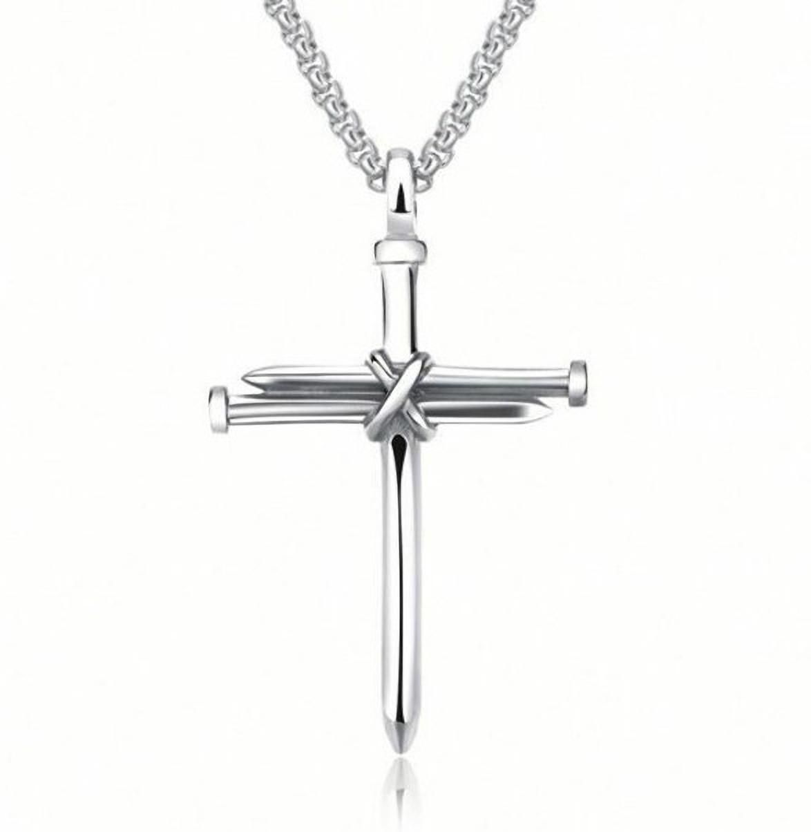 teeragaj Silver Stainless Steel, Titanium, Silver Pendant-picture-22