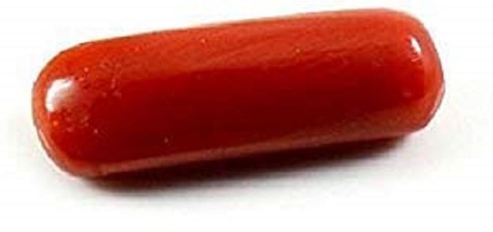 8.25 Ratti Natural Italian Red munga (MOONGA/ Munga Stone Gemstone Rashi Ratan Stone-image-20