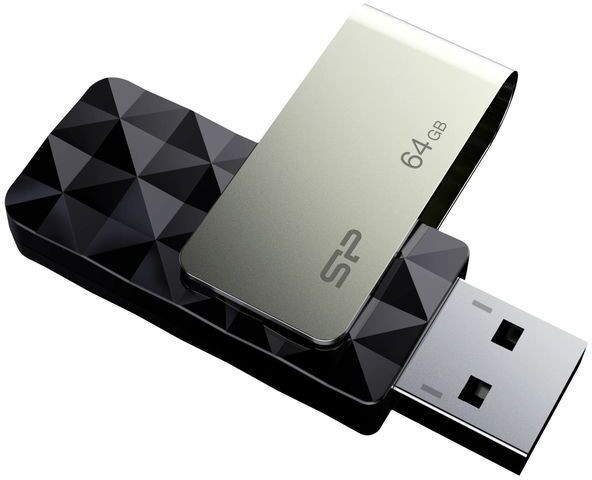 Silicon Power Blaze B30 64 GB Pen Drive Compatible with Desktop Computer, Laptop USB 3.2 Plastic Case image 1