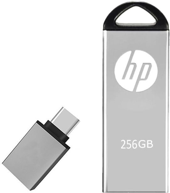 HP HP29saod 256 GB Pen Drive Compatible with Laptop, Audio Player, Television, Tablet, Mobile, Desktop Computer USB 2.0 Metal Case