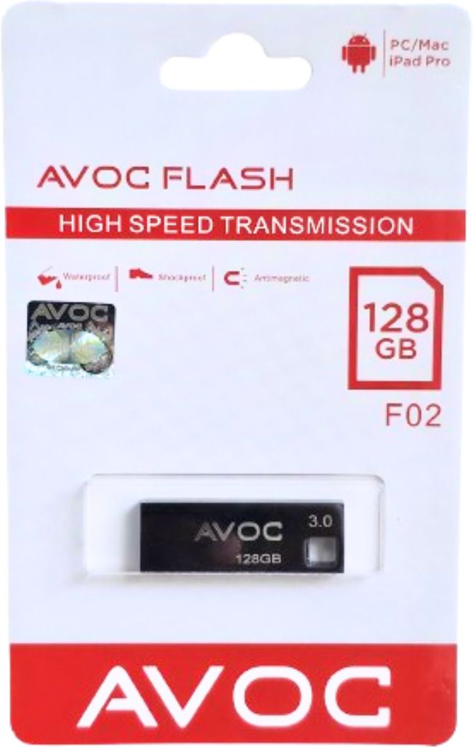 AVOC FLASH HIGH Speed Metal USB Flash Drive F02 128 GB Pen Drive Compatible with Laptop, Desktop Computer, Audio Player USB 3.0 Metal Case-image-18