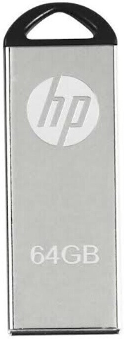 HP V220m 64 GB Pen Drive Compatible with Audio Player, Desktop Computer, Gaming Console, Laptop, Mobile, Netbook, Tablet, Television USB 2.0 Metal Case image 1