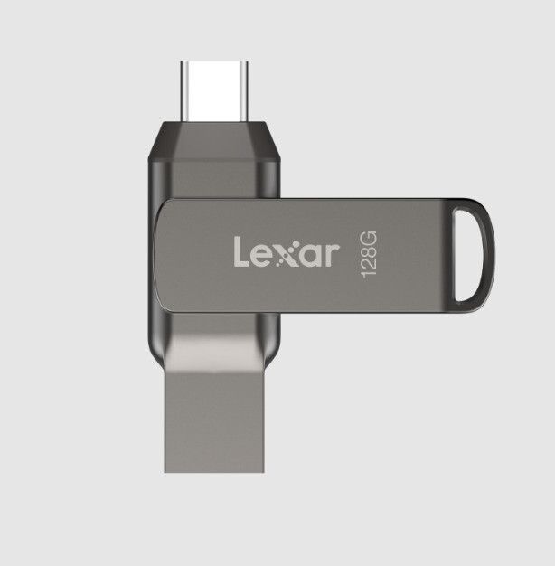Lexar Dual Type C D400 USB 128GB Dual Flash Drive 3.2 128 GB OTG Drive Compatible with Desktop Computer, Mobile, Laptop USB 3.2 Metal Case-image-4