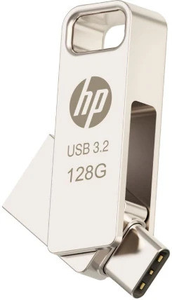 HP 886C 128GB OTG TYPE C USB 3.2 128 GB OTG Drive Compatible with Laptop, Mobile, Desktop Computer USB 3.2 Metal Case image 1