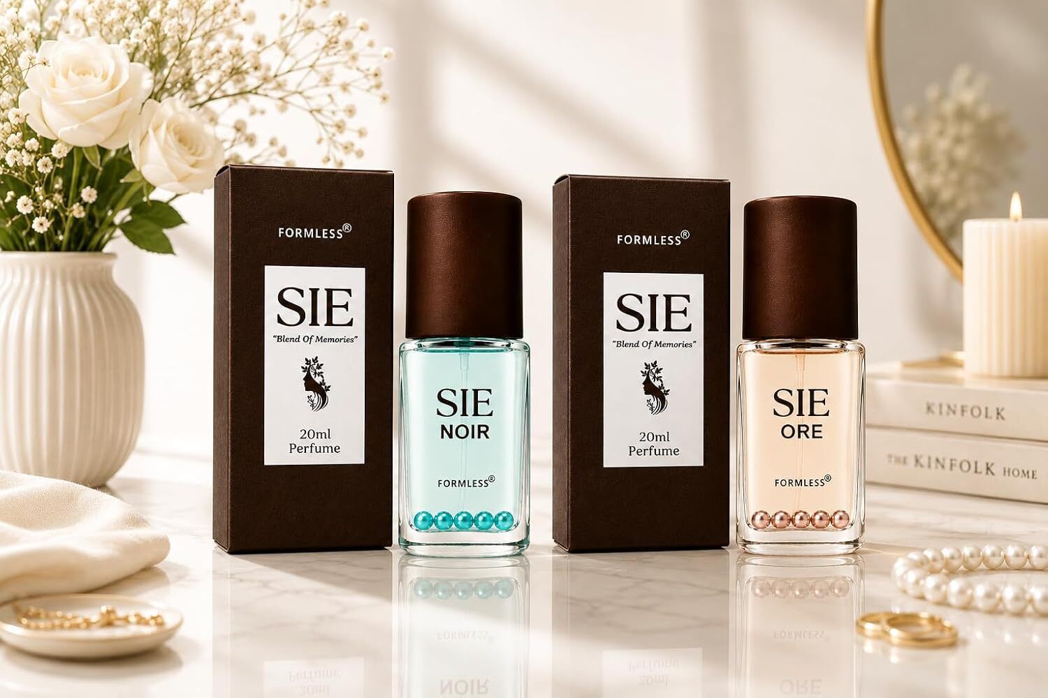 SIE NOIR & ORE Perfume Combo | Long Lasting with Fresh & Woody Notes| 2x20ml Perfume - 40 ml-image-47