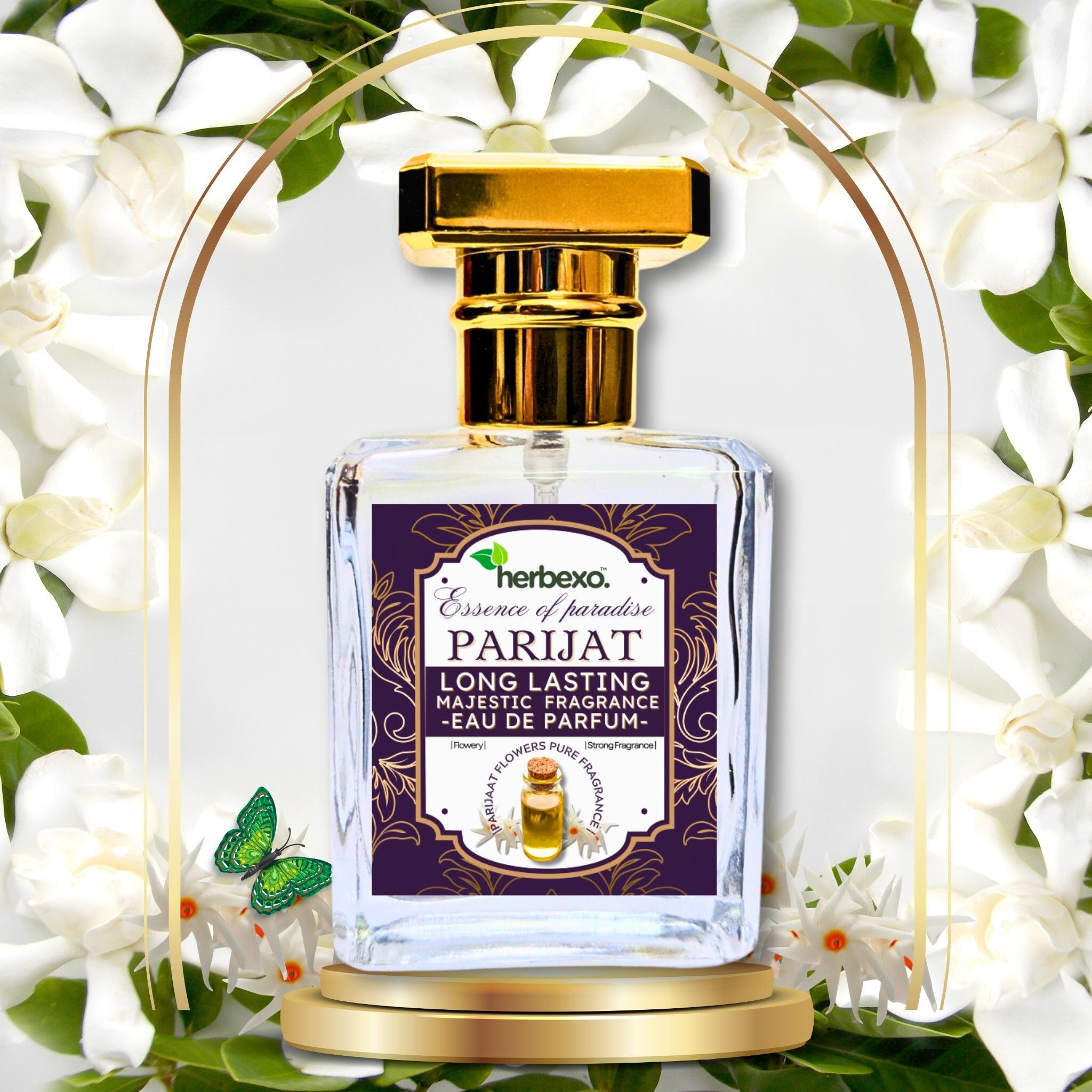 herbexo Parijat Perfume Pure Parijat Flower Fragrance Divine & Refreshing Scent Eau de Parfum - 30 ml-picture-24