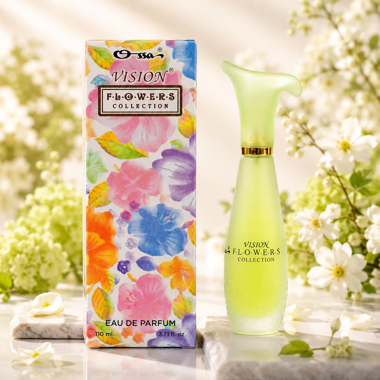 Vision Flower Apparel Perfume, Green | Long Lasting Luxury Fragrance | Daily Use Perfume - 110 ml-image-23