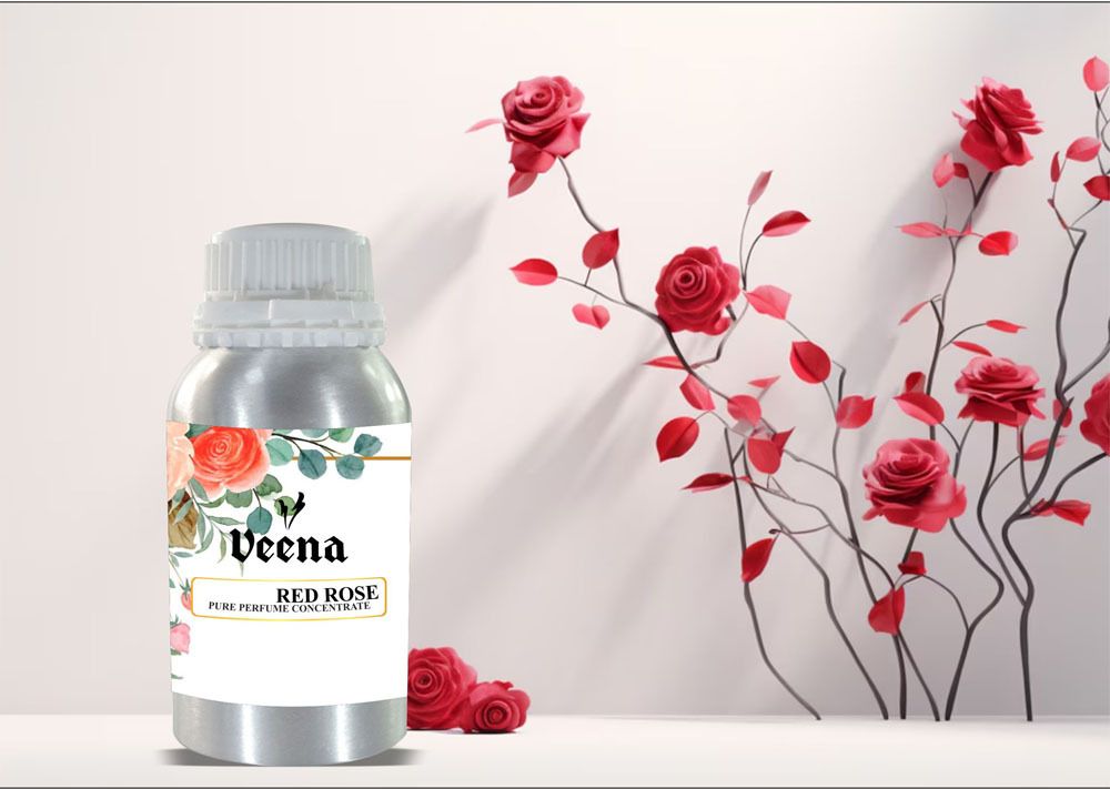 Veena Pure Perfume Concentrate, Fragrance Oil, Diffuser Red Rose 500 ml Home Fragrance Diffuser-image-18