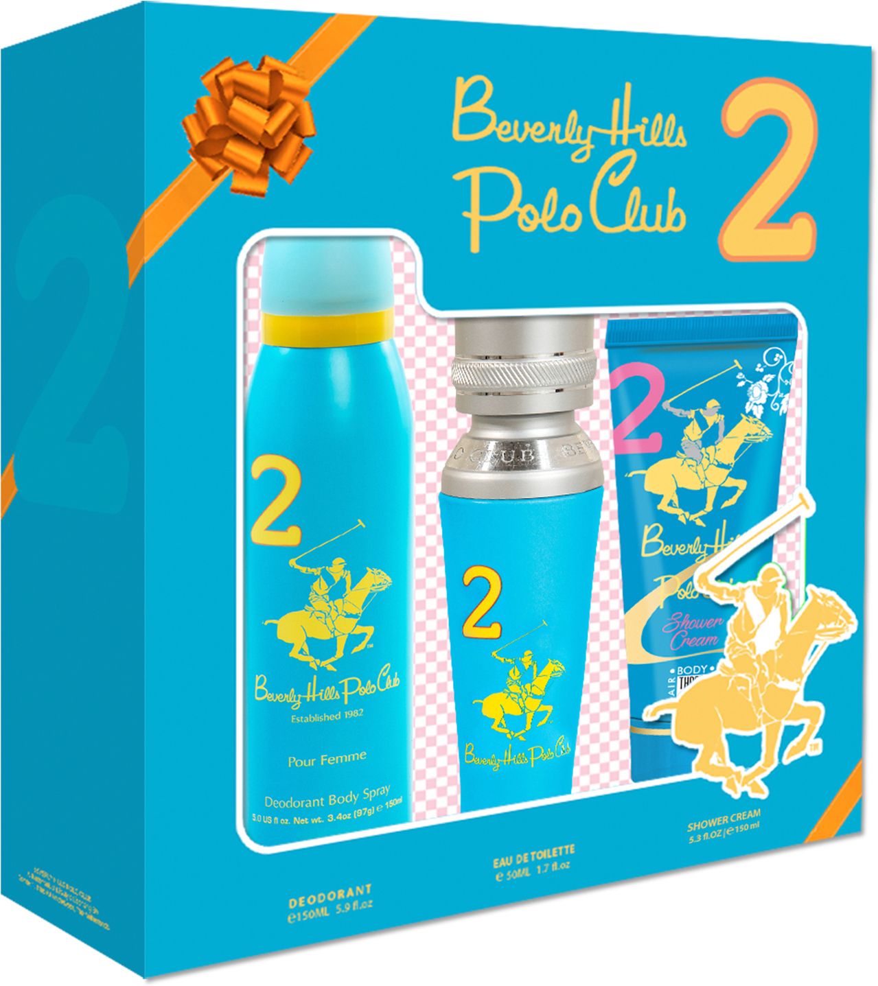 beverly hills polo club Gift Set No.2 (Eau De Parfum 50ml + Deodorant 150ml + Shower Cream 150ml)-picture-18