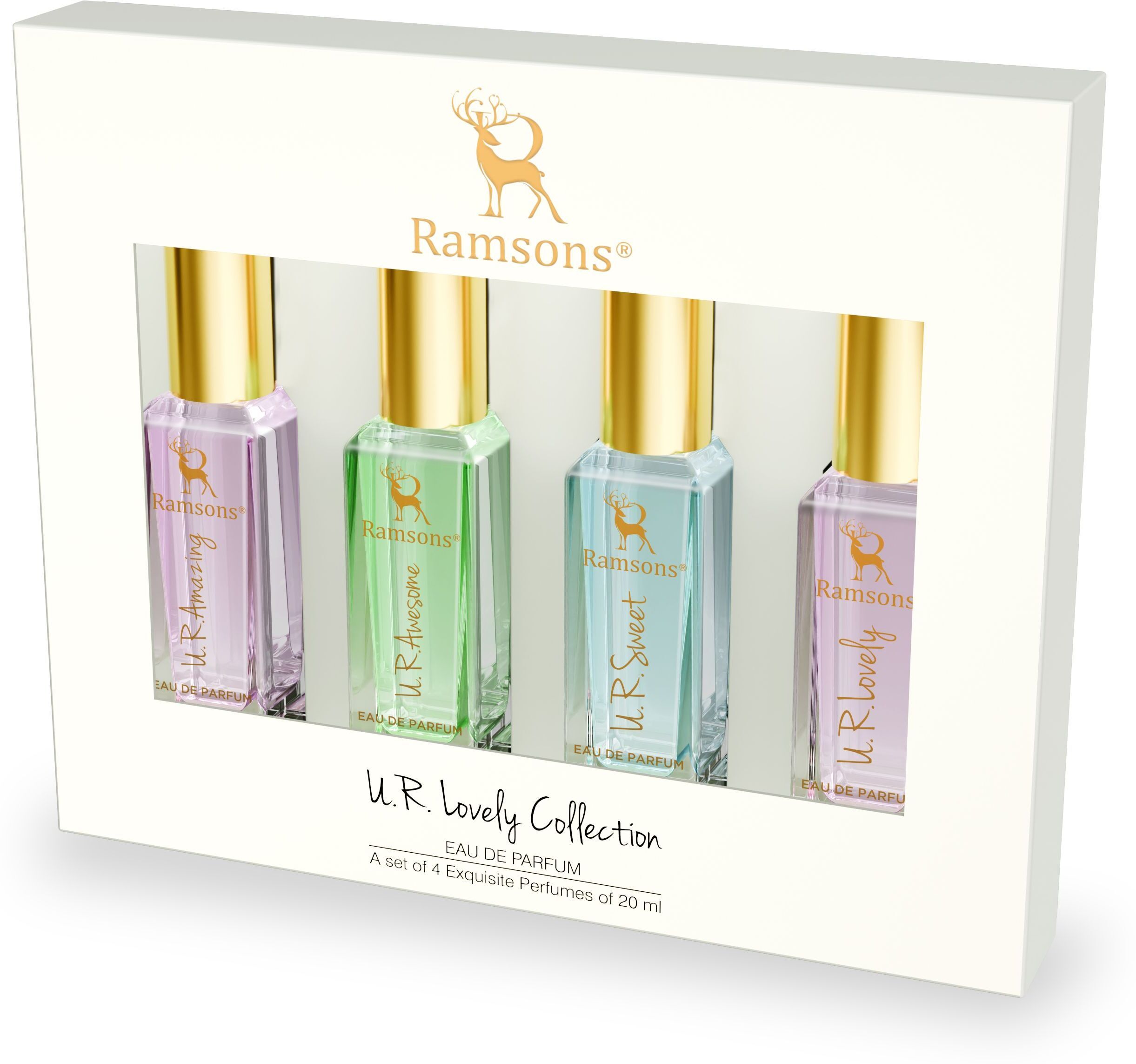 U. R. Lovely Exquisite Perfume Giftset Pack of 4 (20ml x 4) Eau de Parfum - 80 ml-image-35