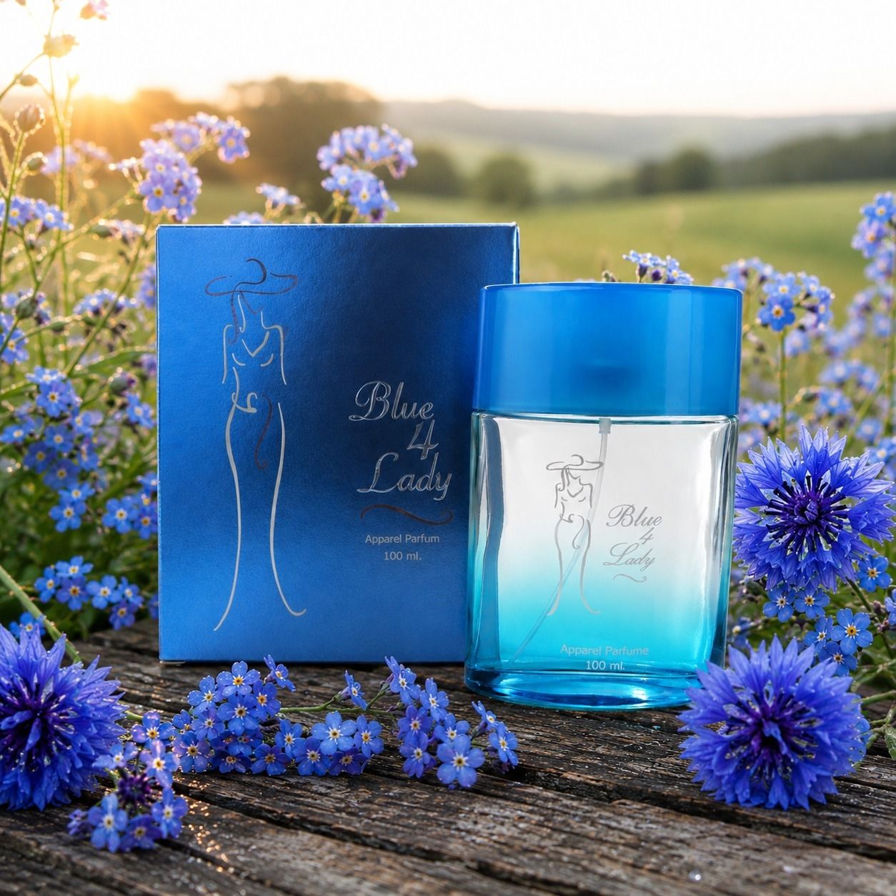 Blue 4 Lady Premium Perfume for Women | EDP Long Lasting Fresh Fragrance Eau de Parfum - 100 ml-image-30