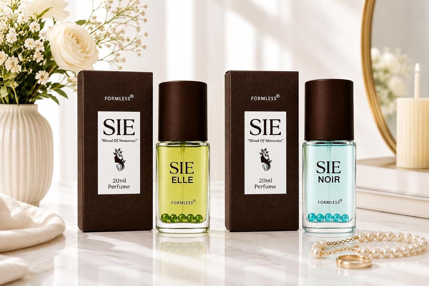 formless SIE ELLE & NOIR Perfume Combo | Long Lasting with Fresh & Woody Notes| 2x20ml Perfume - 40 ml-picture-39