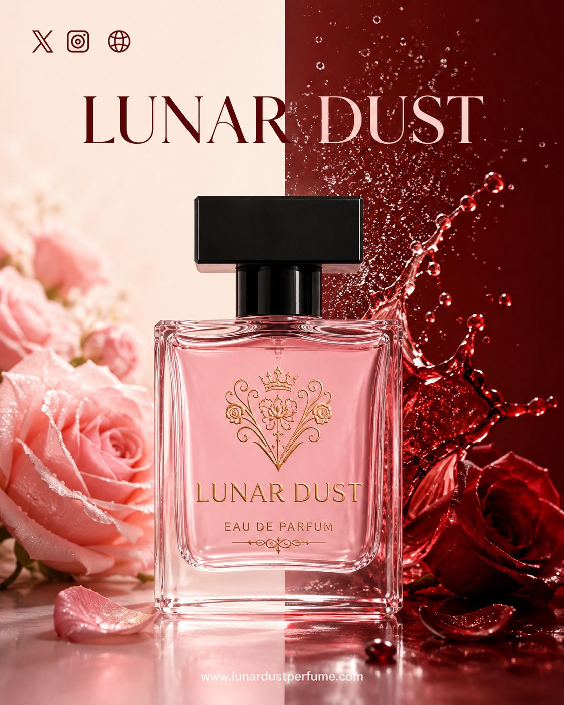 Lunar Dust Rose Eau De Parfum | Office Daily Use Gym Party Long Lasting Eau de Parfum - 100 ml-image-28