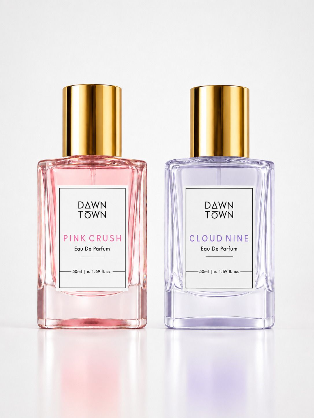 Pink Crush & Cloud Nine Premium Perfume Long Lasting Fragrance, Pack of 2x50 ML Eau de Parfum - 100 ml-image-1