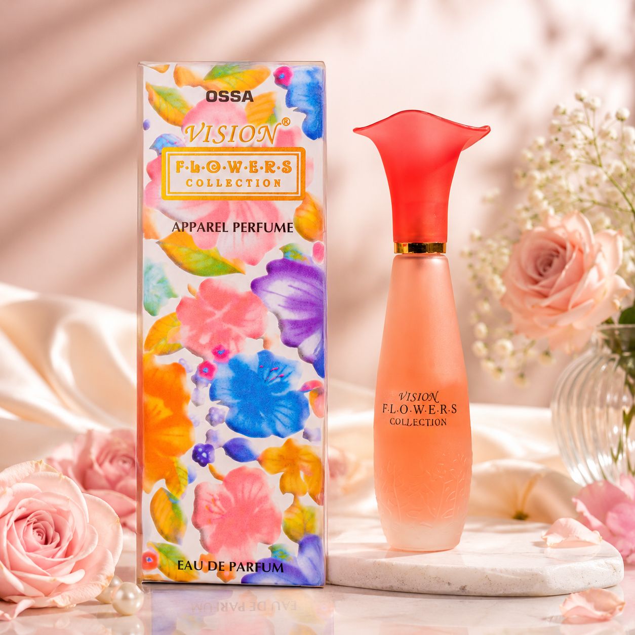ossa Vision Flower Apparel Perfume, Red | Long Lasting Luxury Fragrance | Daily Use Perfume - 110 ml-picture-46