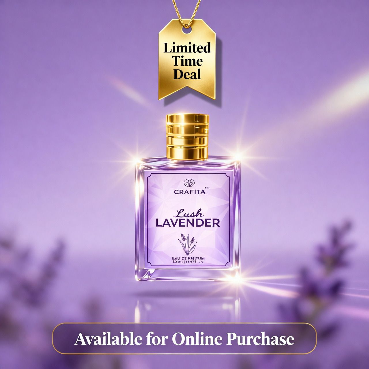 Pure Lavender Fragrance | Floral & Sweet | Classy & Modern | Long Lasting - Eau de Parfum - 50 ml-image-14
