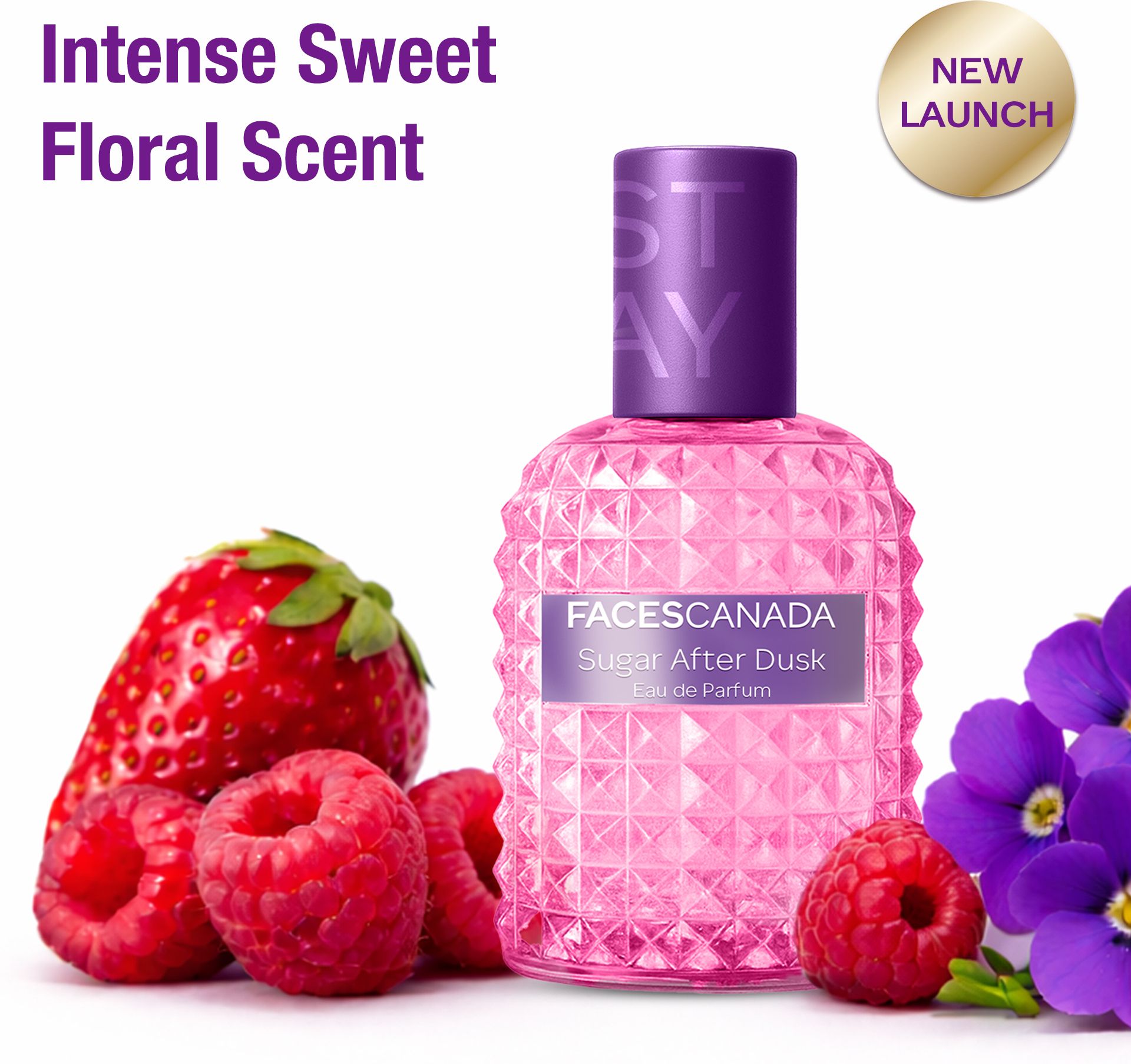 faces canada STAY Sugar After Dusk Perfume | Sweet Berry Floral Scent | Long Lasting Eau de Parfum - 20 ml-picture-15