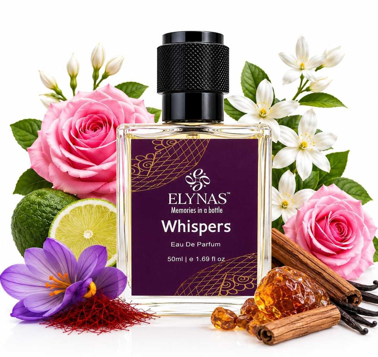 elynas Whispers Long Lasting Perfume for Women|Floral Fruity Women's Perfume|Daily Wear Eau de Parfum - 50 ml-picture-20
