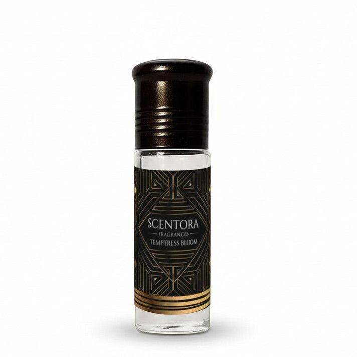 scentora fragrances Temptress Bloom Roll On Perfume 6ml - Sweet Oriental Floral & Cocoa Extrait De Parfum - 6 ml-picture-13