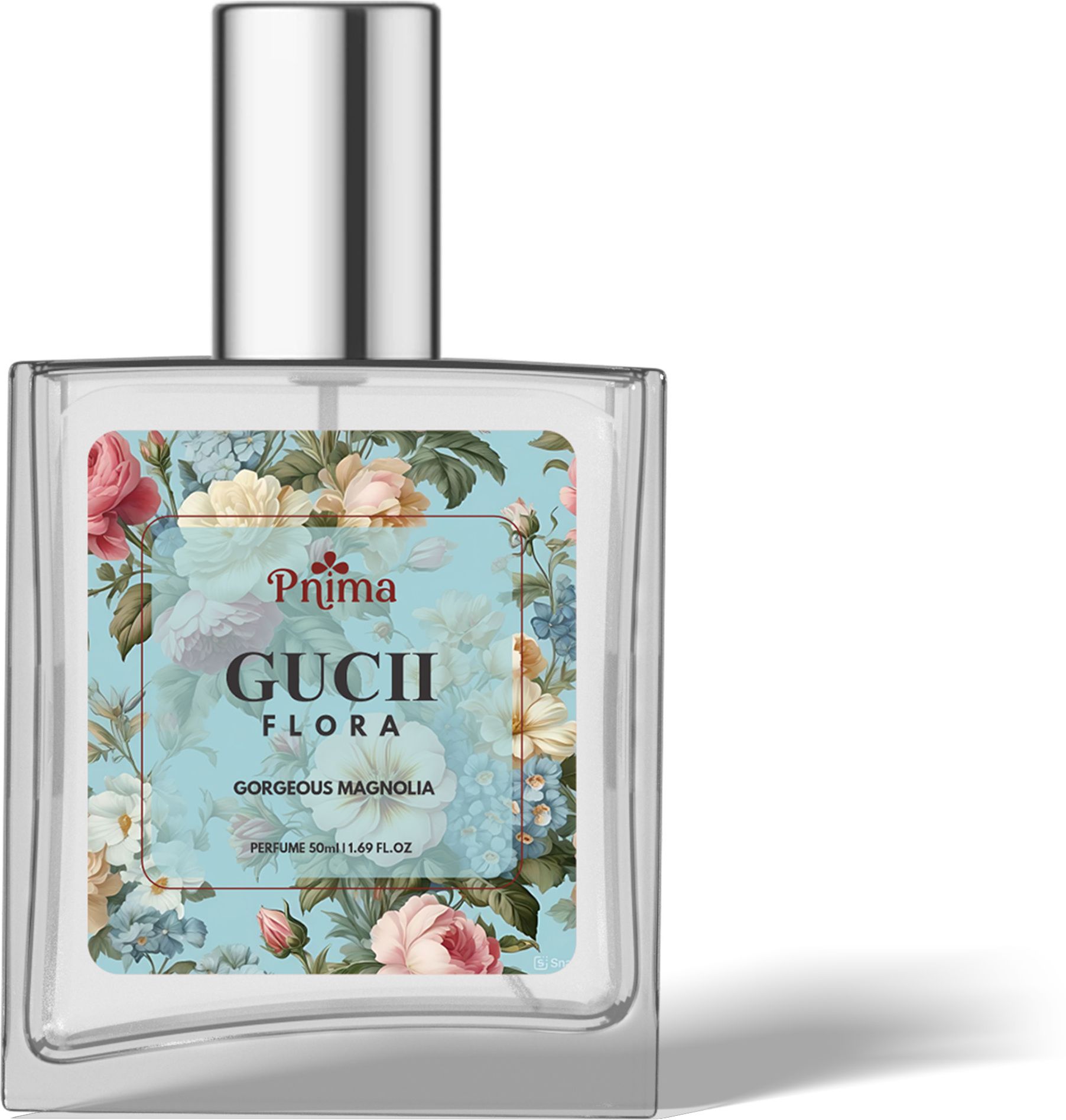 pnima Gucii Flora Gorgeous Magnolia Long Lasting for Women Premium Floral Fragrance Eau de Parfum - 50 ml-picture-17