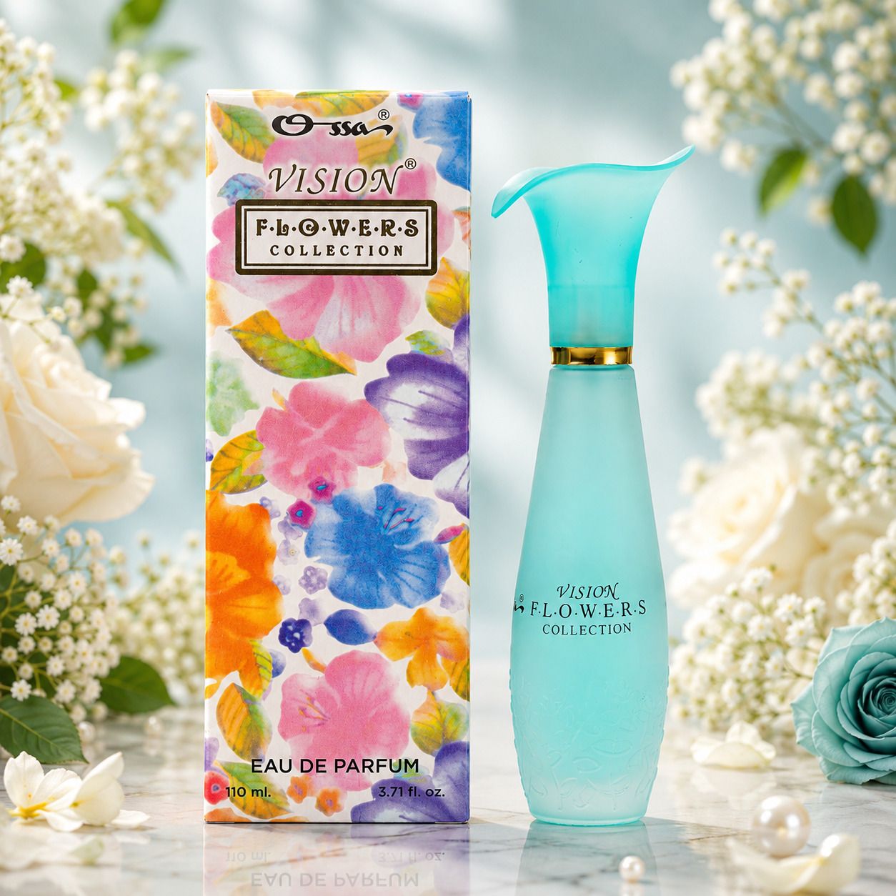 ossa Vision Flower Apparel Perfume, Blue | Long Lasting Luxury Fragrance |Daily Use Perfume - 110 ml-picture-45