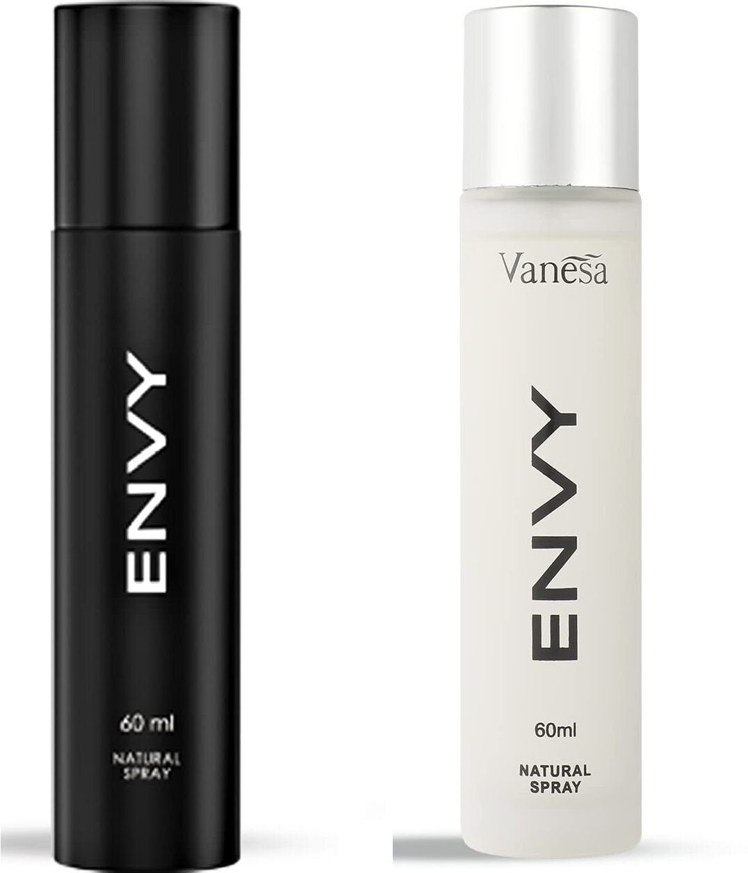 vanesa Unisex, 60ml Each (Pack Of 2) WHITE AND BLACK Perfume - 120 ml-picture-26