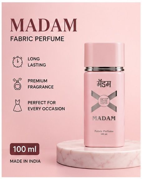 Madam Premium Fabric Perfume Spray 100 ml | Long Lasting Floral Eau de Parfum - 100 ml-image-5