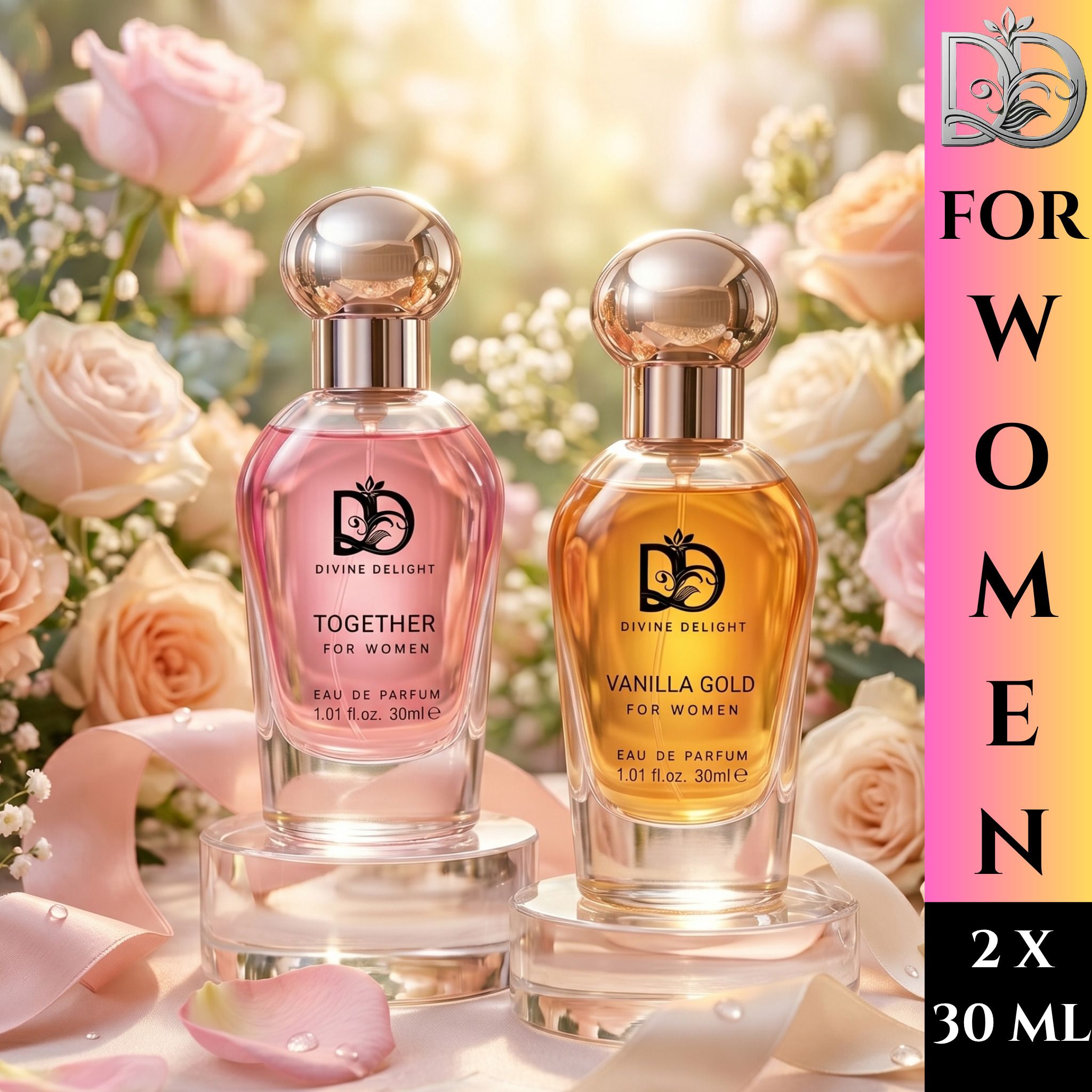 Together & Vanilla 30 ml EDP for Women - Long Lasting Floral Fragrance Combo Eau de Parfum - 60 ml-image-13