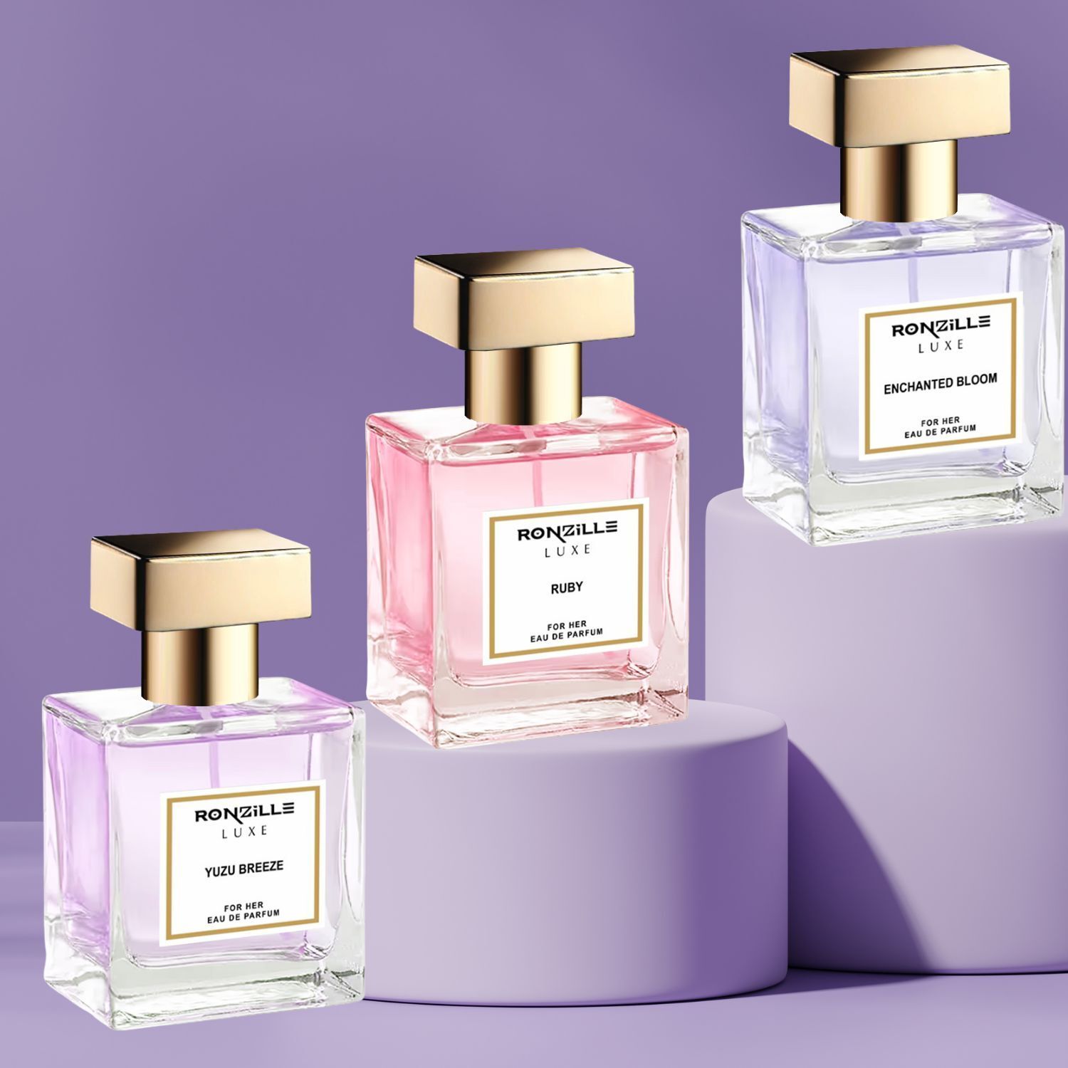 Women Yuzu Breeze, Ruby, Enchanted Bloom Eau De Perfume Combo -Set of 3 Eau de Parfum - 90 ml-image-30