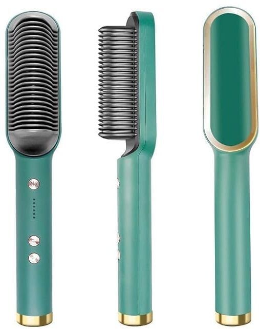 AAKIKI Electric Hair Brush Straightener Comb for Smooth 2in1 Ceramic Hair Straightening Brush, Hair Straightener for Woman Hair Straightener-image-15