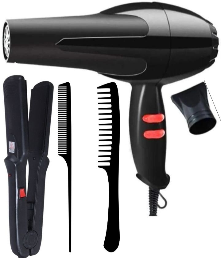 QUKTOWN HAIR DRYER 1500WATT AND HAIR STRAIGHTENER AND TWO COMBS Personal Care Appliance Combo